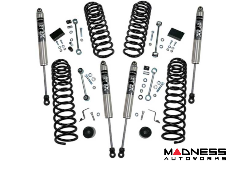 Jeep Wrangler JL Lift Kit - Superlift - 2.5" Dual Rate Coil - 2.0" Fox Shocks - 4DR Jeep Wrangler JL Lift Kit - Superlift - 2.5" Dual Rate Coil - 2.0" Fox Shocks - 4DR